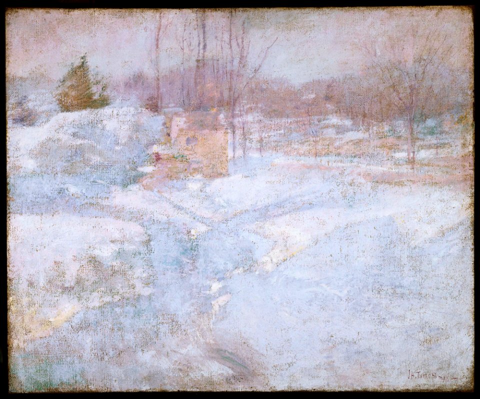 John Henry Twachtman - Winter - Google Art Project