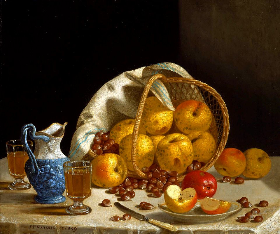 John F. Francis - Still Life with Apples and Chestnuts - 47.1145 - Museum of Fine Arts