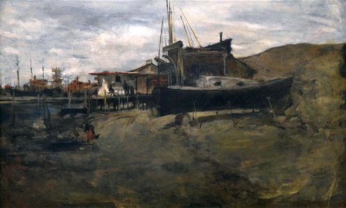 John Henry Twachtman - The Coast Scene - 1929.181.1 - Reading Public Museum