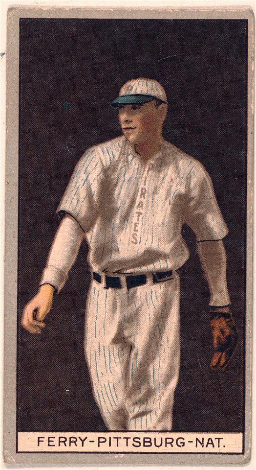 John Ferry, Pittsburgh Pirates, baseball card portrait LCCN2008677933