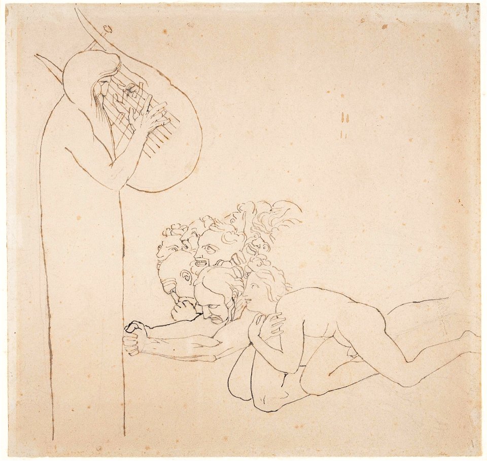 John Flaxman - Flaxman-K07774 - The Bard