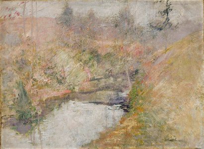 John Henry Twachtman - Hemlock Pool - 1929.6.140 - Smithsonian American Art Museum