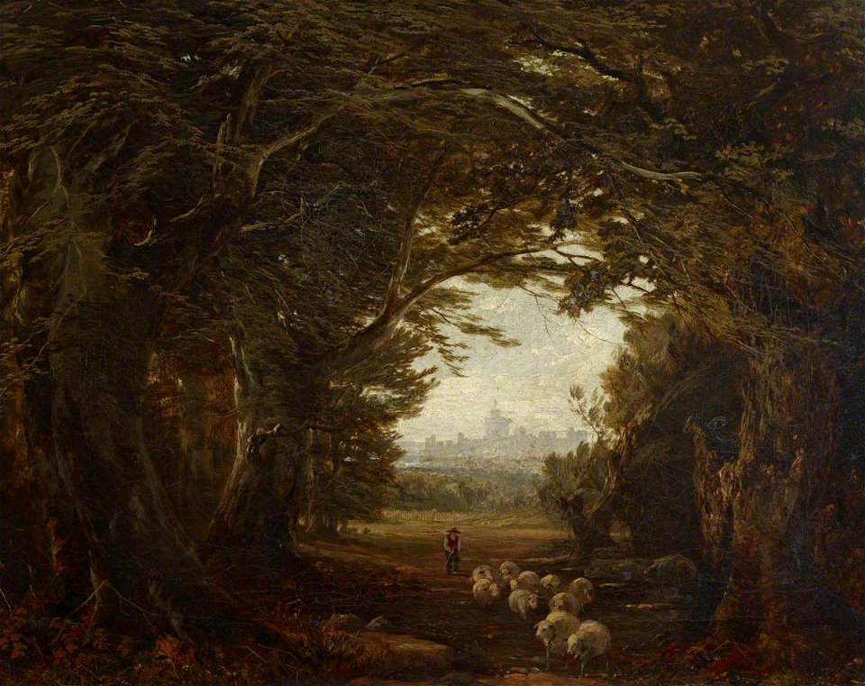 John Frederick Kensett (1818-1873) - View of Windsor Castle from St Leonard's - 515593 - National Trust
