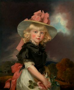 John Hoppner (1758-1810) - Princess Sophia (1777-1848) - RCIN 400168 - Royal Collection. Free illustration for personal and commercial use.