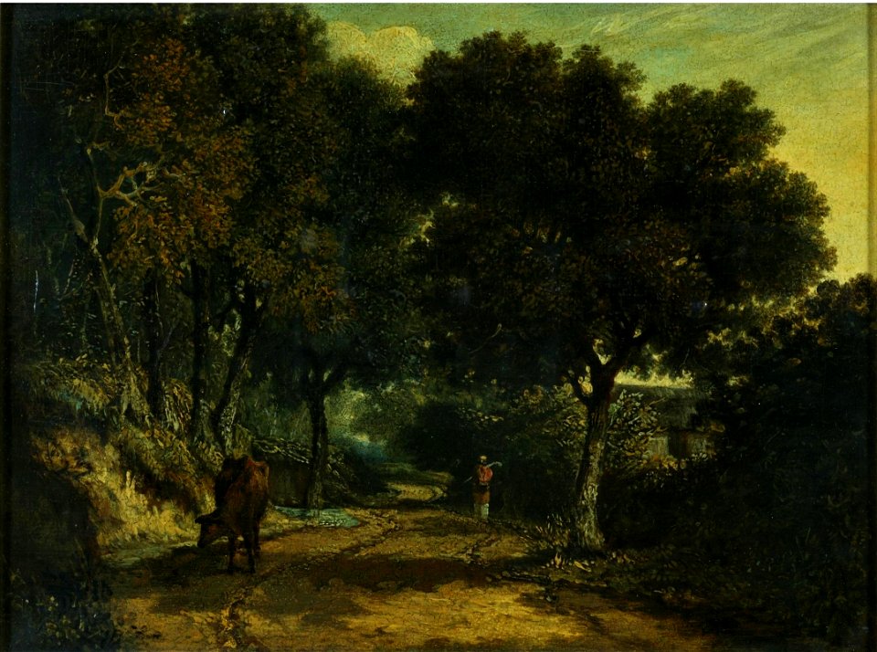 John Joseph Cotman - A shady country road