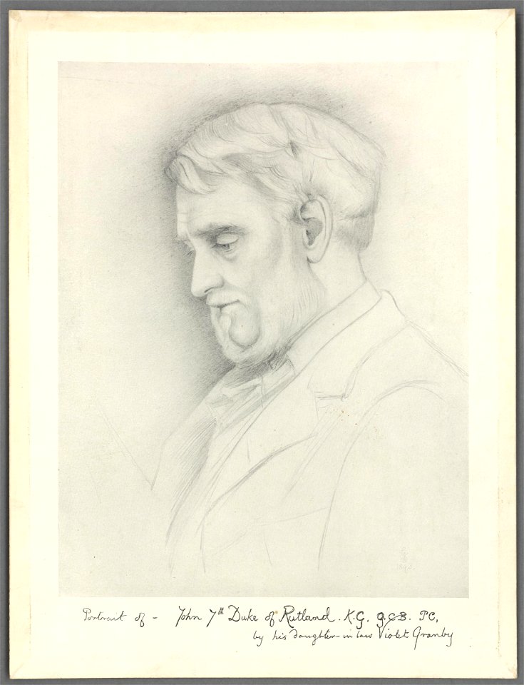 John James Robert Manners, 7th Duke of Rutland, K.G., G.C.B., P.C (5254796)