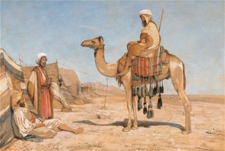 John Frederick Lewis - A Bedouin Encampment; or, Bedouin Arabs - Google Art Project. Free illustration for personal and commercial use.