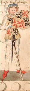 John II, Count of Holland, by Hendrik van Heessel