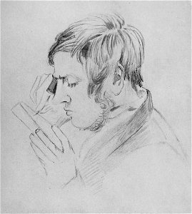 John Greenaway (father of Kate Greenaway), wood-engraver. By Birket Foster, R.W.S