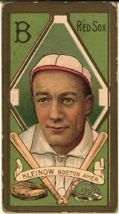 John Kleinow, Boston Red Sox, baseball card portrait LCCN2008677428