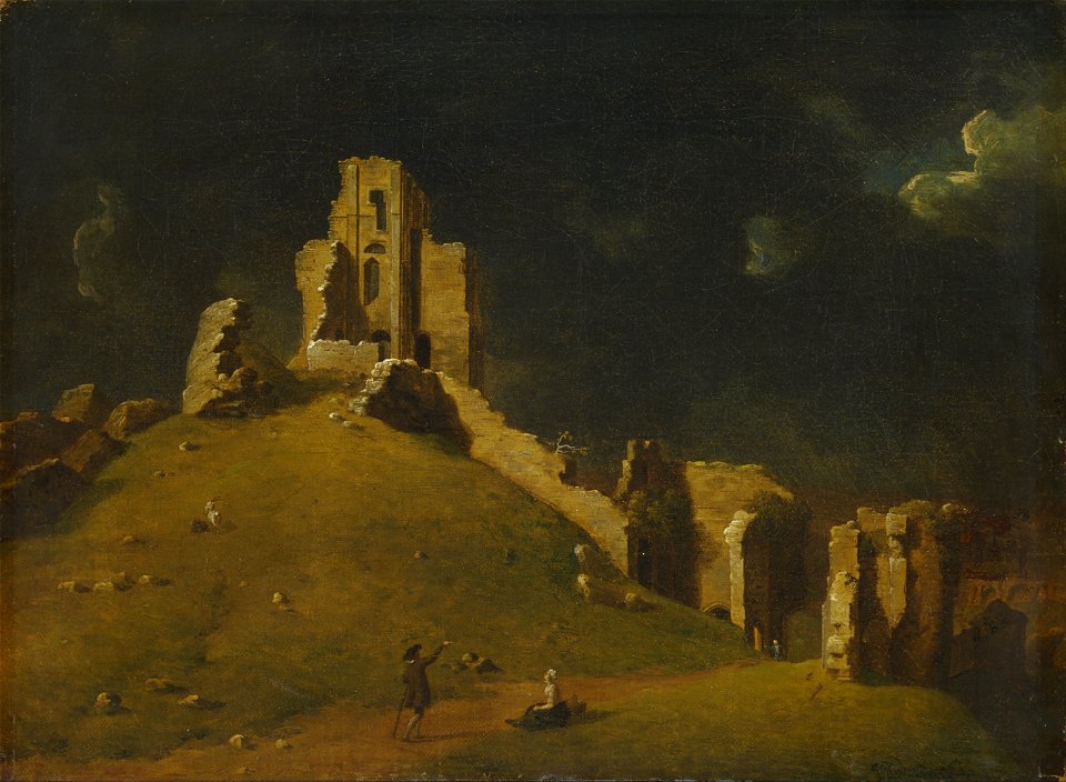 John Inigo Richards - Corfe Castle, Dorset - Google Art Project