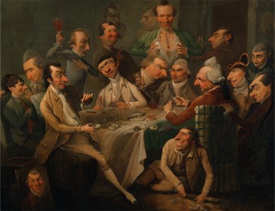 John Hamilton Mortimer - A Caricature Group - Google Art Project