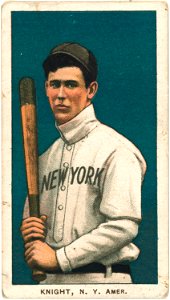 John Knight, New York Highlanders, baseball card portrait LCCN2008676822
