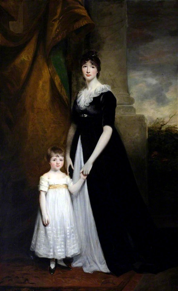 John Hoppner (1758-1810) - Lady Caroline Villiers (1774–1835), Lady Paget, Later Duchess of Argyll, with Her Eldest Son Henry ( - 1175934 - National Trust