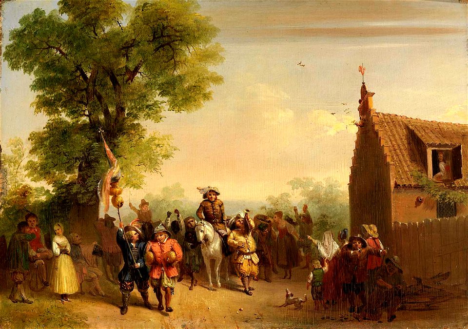 John Gadsby Chapman - Triumph of Stoffel Brinkerhoff, on His Return from His Conquests in the East - 1978.69 - Smithsonian American Art Museum