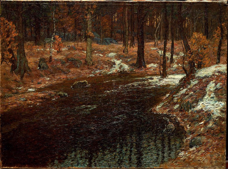 John Joseph Enneking - Breaking Up of Winter - 1980.260 - Museum of Fine Arts