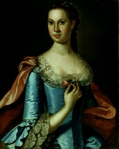 John Hesselius - Mrs. William Carmichael - 1967.177 - Art Institute of Chicago