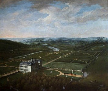 John Harris (active 1713-1759) (attributed to) - Prospect of Belton, Lincolnshire - 436160 - National Trust