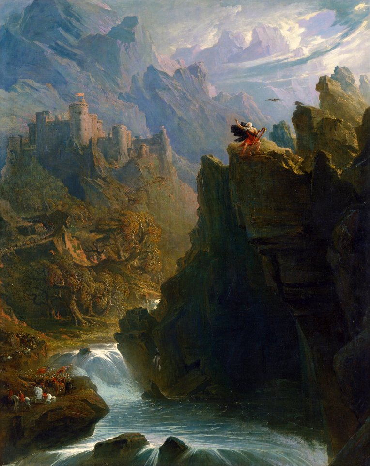 John Martin - The Bard - Google Art Project