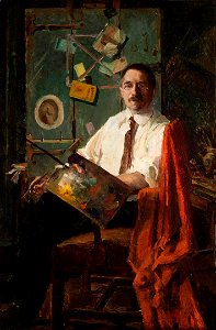 John Frederick Peto - Self Portrait with Rack Picture - 2011.20 - Crystal Bridges Museum of American Art