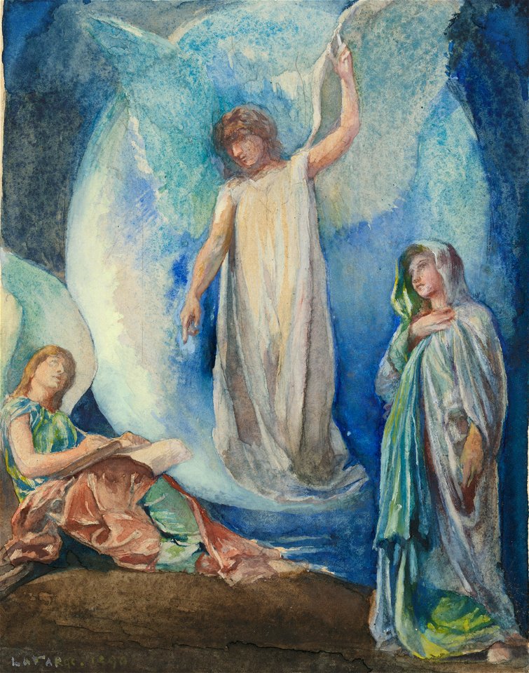 John La Farge - The Recording Angel - P3n2 - Isabella Stewart Gardner Museum