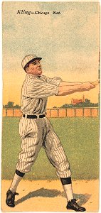 John Kling-Leonard C. Cole, Chicago Cubs, baseball card portrait LCCN2007683864