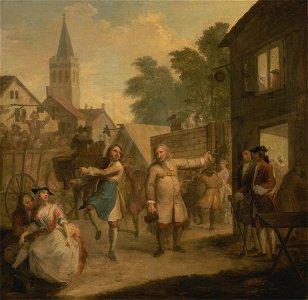 John Laguerre - Hob Continues Dancing in Spite of his Father - Google Art Project