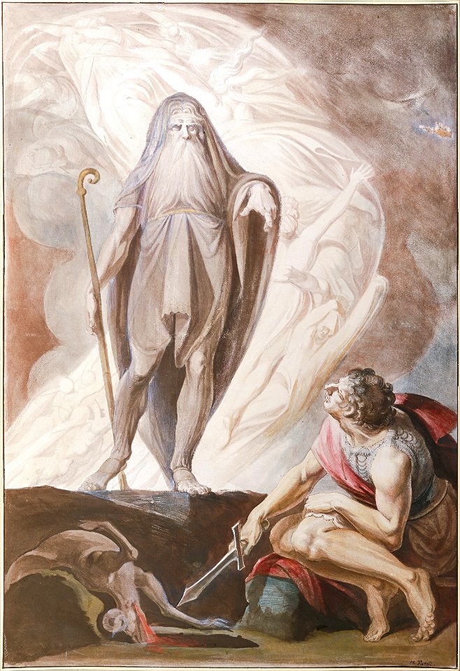 John Henry Fuseli - Teiresias Foretells the Future to Odysseus, 1780-1785 - Google Art Project
