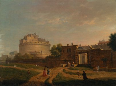 John Inigo Richards - Castel Sant'Angelo, Rome - Google Art Project
