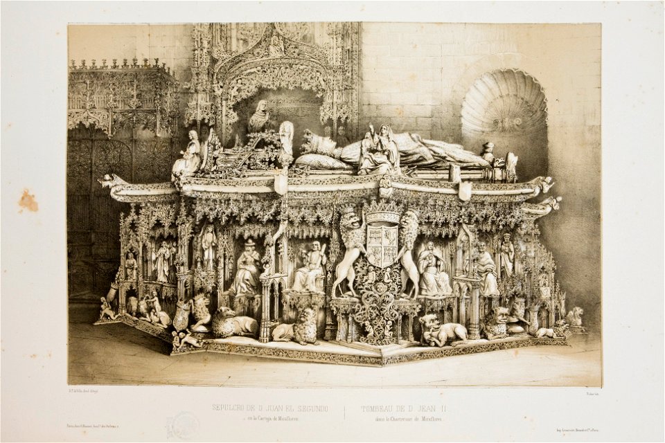 John II of Castile Miraflores Charterhouse 1844