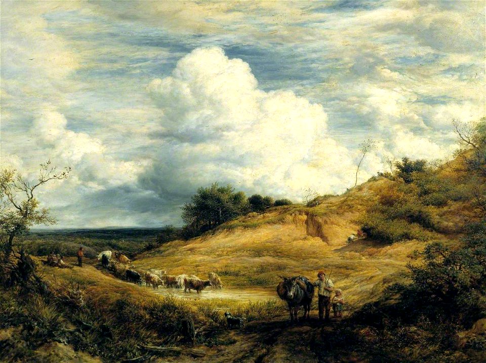 John Linnell (1792-1882) - The Sandpits - N05795 - National Gallery