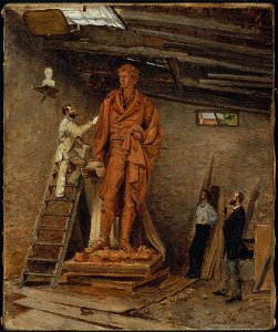 John J. Hammer - The Sculptor's Studio - 47.1148 - Museum of Fine Arts