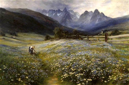 John MacWhirter (1839-1911) - June in the Austrian Tyrol - N01571 - National Gallery