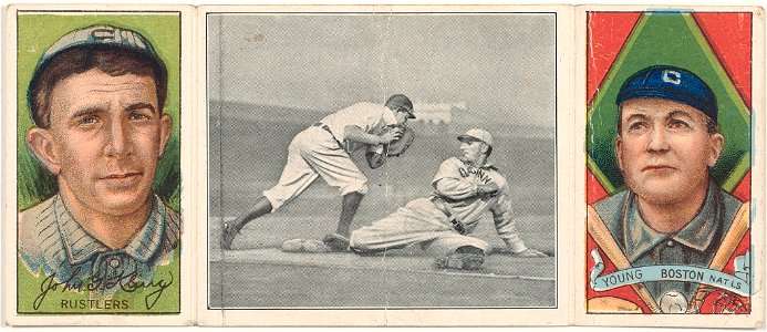 John Kling-Denton T. Young, Boston Rustlers, baseball card portrait LCCN2008678538