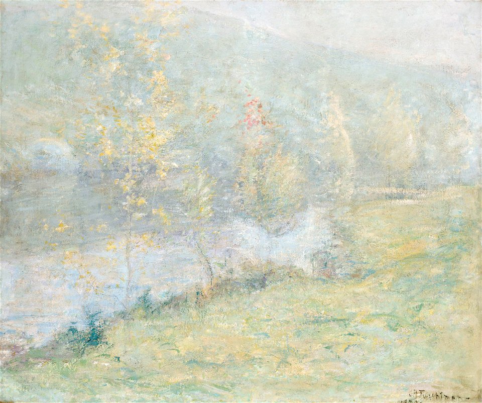 John Henry Twachtman - Misty May Morn - 1929.6.141 - Smithsonian American Art Museum