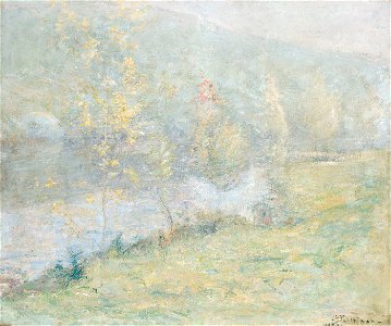 John Henry Twachtman - Misty May Morn - 1929.6.141 - Smithsonian American Art Museum