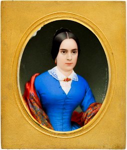 John Henry Brown - Woman in a Blue Dress - 2009.1 - Fogg Museum