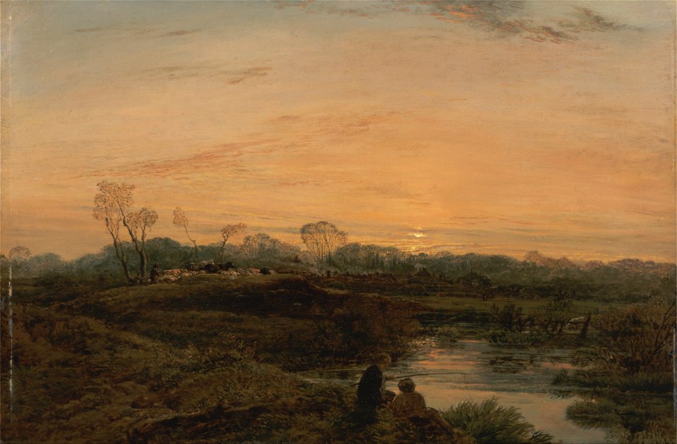 John Linnell - Evening, Bayswater - Google Art Project