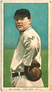 John McGraw, New York Giants, baseball card portrait LCCN2008676499