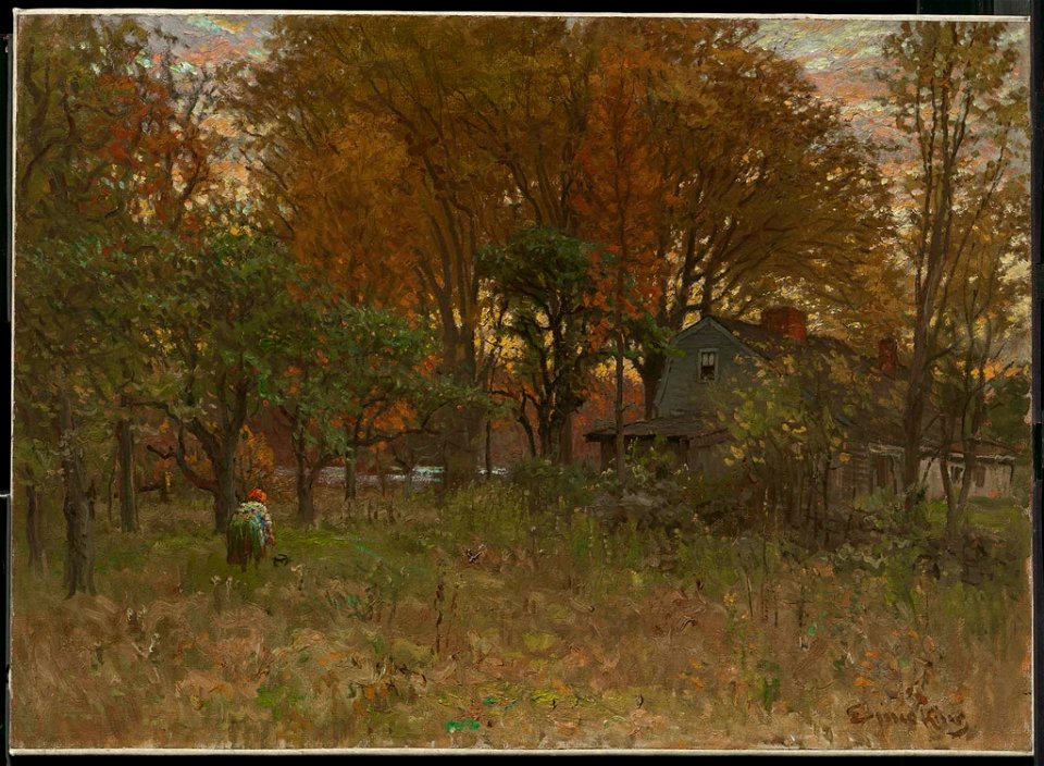John Joseph Enneking - The Old Roundy House on the Neponset River - 1975.753 - Museum of Fine Arts