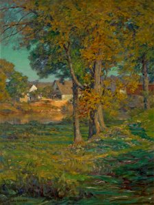 John Ottis Adams - Thornberry's Pasture, Brooklyn, Indiana (An Indiana Farm) - 55.27 - Indianapolis Museum of Art