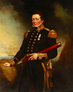 John Lucas (1807-1874) - Admiral Sir Watkin Owen Pell (1788–1869) - BHC2944 - Royal Museums Greenwich