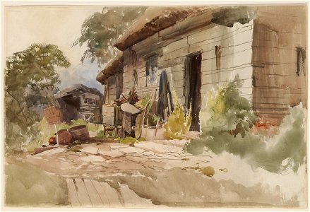John Middleton - Landscape with a Cottage
