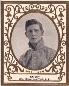 John Knight, New York Highlanders, baseball card portrait LCCN2007683791
