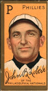 John Lobert, Philadelphia Phillies, baseball card portrait LCCN2008677393