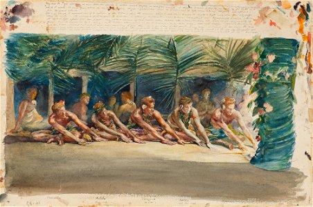 John La Farge - Siva Dance at Night - P3n12 - Isabella Stewart Gardner Museum