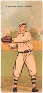 John Lapp-John Barry, Philadelphia Athletics, baseball card portrait LCCN2007683891