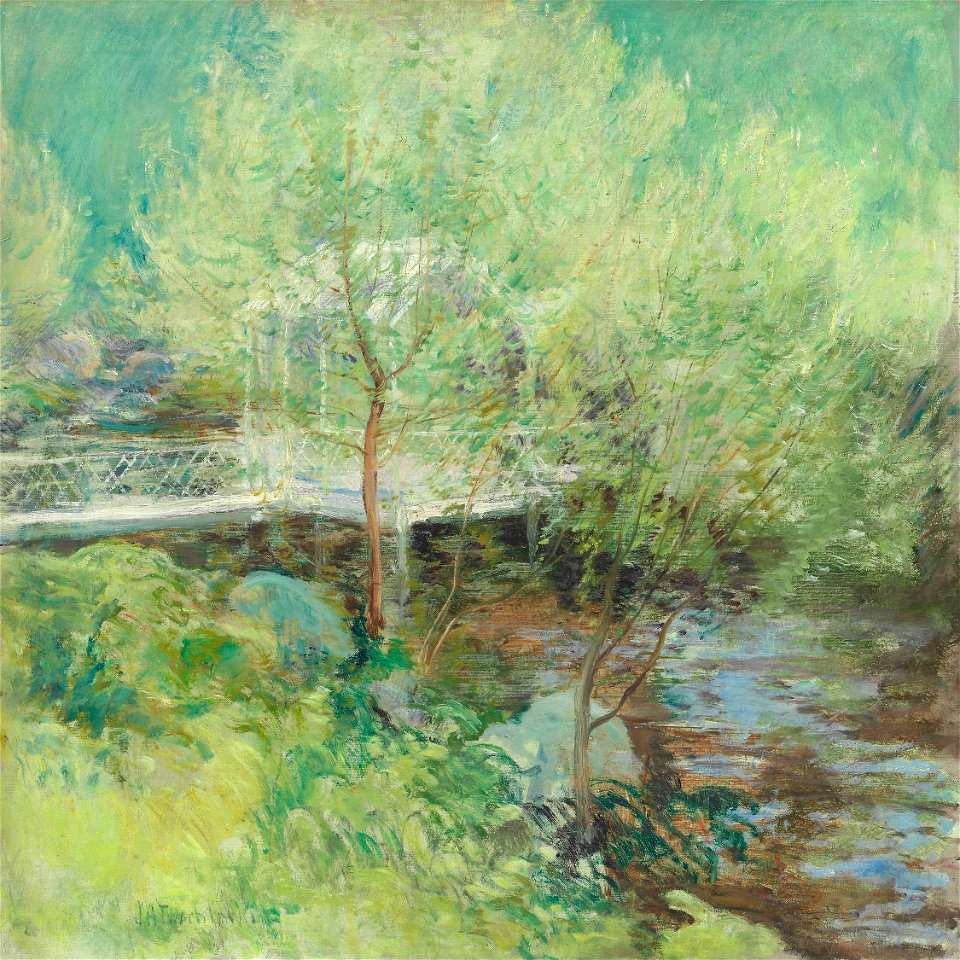 John Henry Twachtman - The White Bridge - 1937.1042 - Art Institute of Chicago