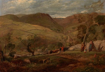 John Linnell - Hanson Toot, View in Dovedale - Google Art Project