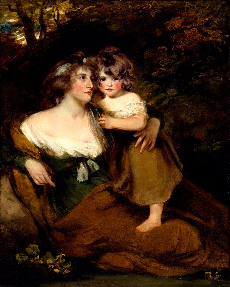 John Hoppner - The Countess of Darnley and her Daughter, Lady Elizabeth Bligh - 54.1 - Museum of Fine Arts